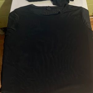 Halogen Black Mesh Tshirt